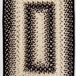 Black Mist Ultra Durable Braided Rugs