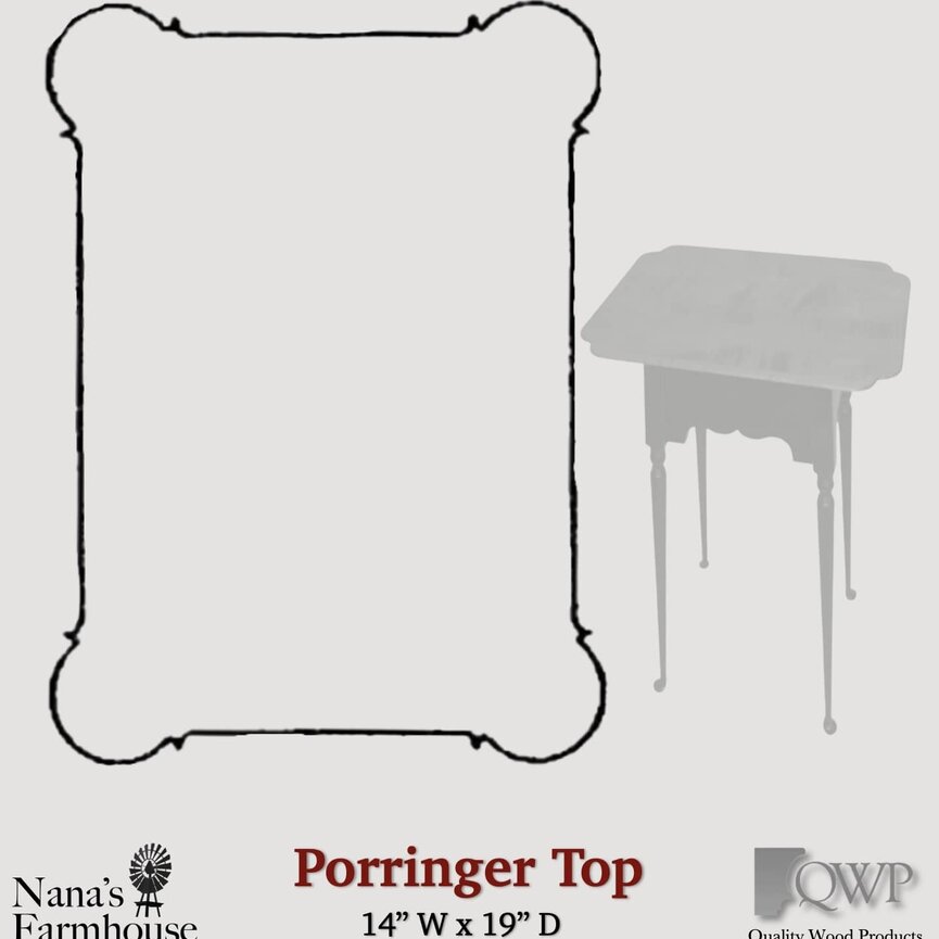 Valley Table Porringer Tiger Maple Top