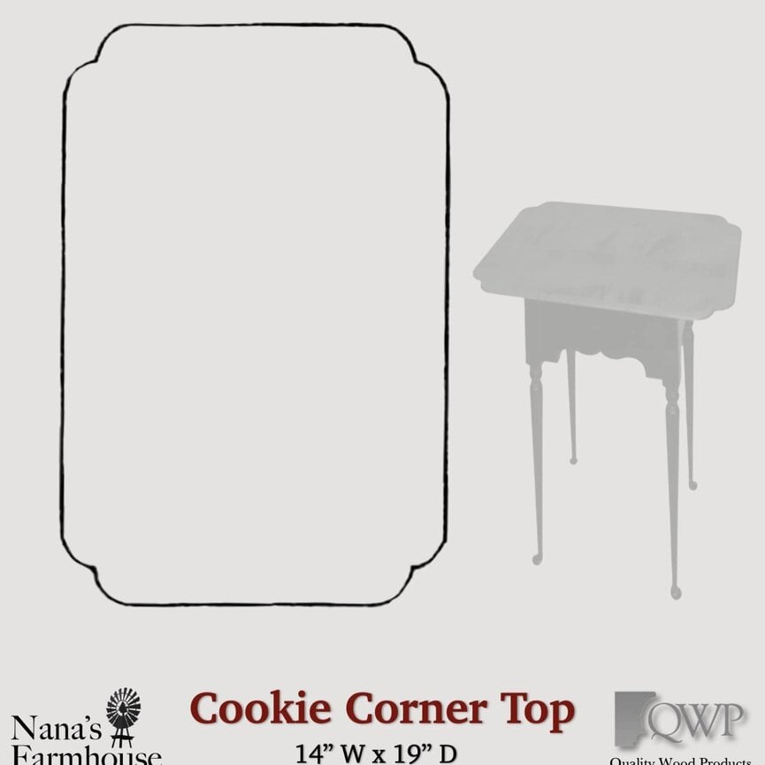 Valley Table Cookie Corner Tiger Maple Top