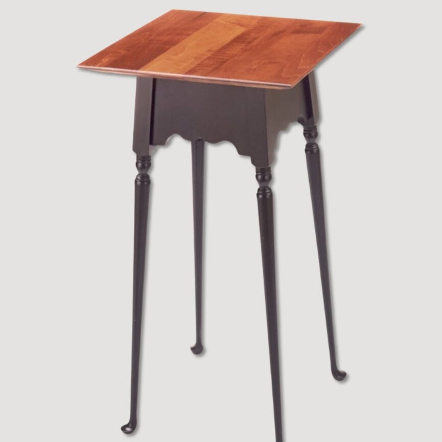 Valley Table Square Tiger Maple Top