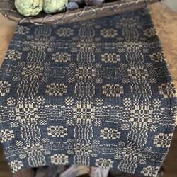 Pine Creek Gettysburg Black Mustard Table Square - 34"