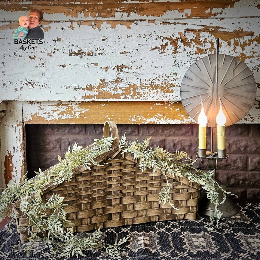 Hearth Basket with Handle