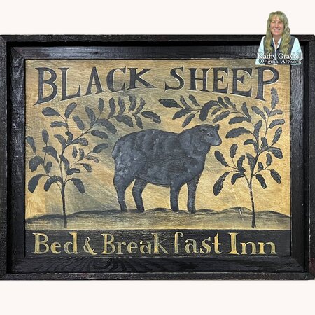 Kathy Graybill Black Sheep Bed & Breakfast Inn - 21" x 27"