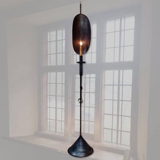 Clayton Oval Floor Lamp - 55" T