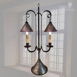 Rhoden Mini Double Bell Table Lamp - 21" T