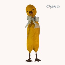 Standing Duckling Handmade Figurine - 9.5"