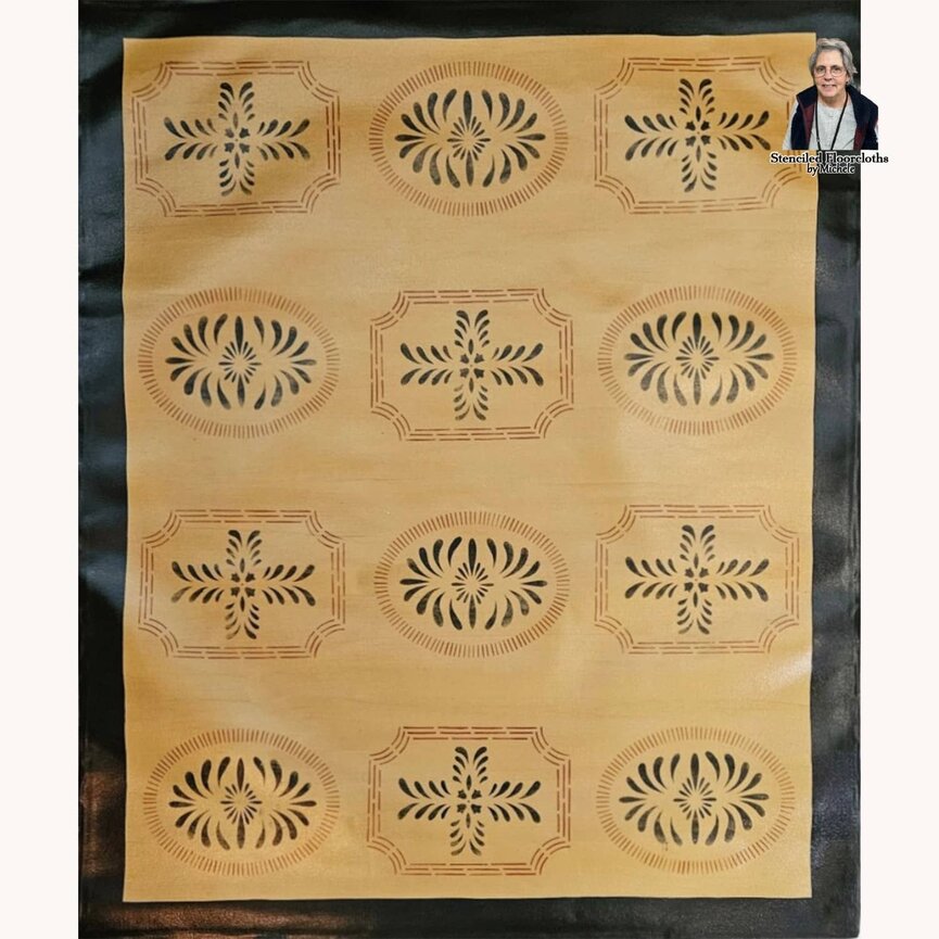 Bump Tavern Floor Cloth - 52" x 60"