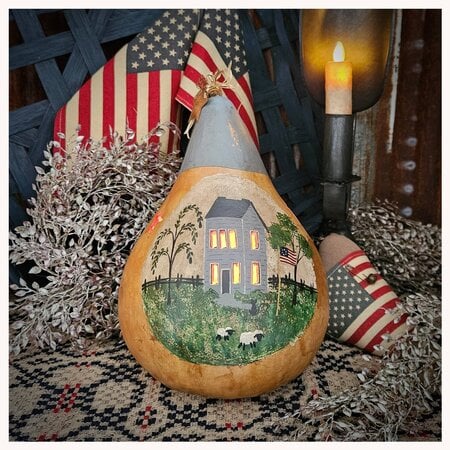 K Taylor Hand- Painted Gourds