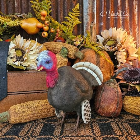 Thanksgiving Turkey Figurine - 7.5"