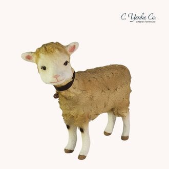 Small Sheep Tan with White & Tan Face - 5.5"