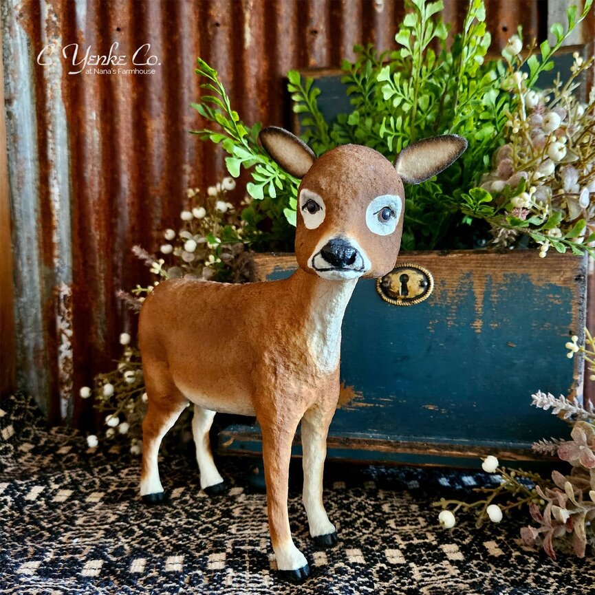 Whitetail Deer Doe Figurine - 9x11