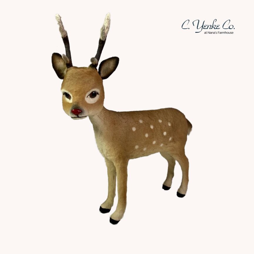 Rudy Red Nose Reindeer - 8.5"