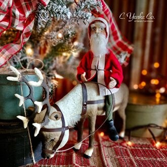 Santa Shelf Sitter Handmade - 10"