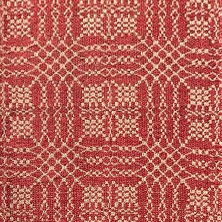 Nantucket Bed Cover - Red and Tan