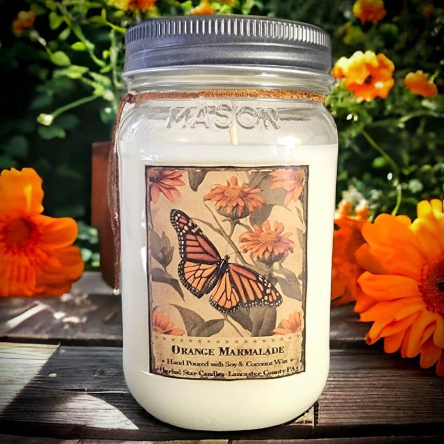 Orange Marmalade Soy Jar Candle - 16oz