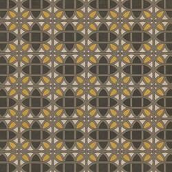 Williamsburg  Vintage Vinyl Floor Cloth Lamerie Lattice