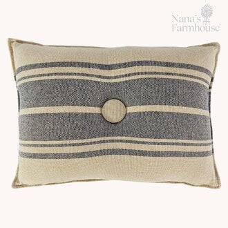Grain Sack Multi Stripe Rectangle Pillow