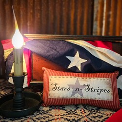 Stars N Stripes Bowl Filler Pillow -  4.5" x 8.5"