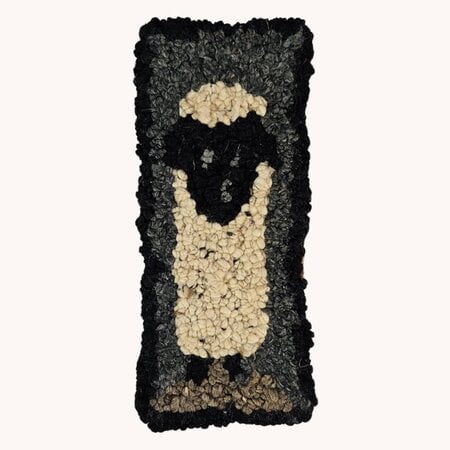 Hooked Sheep Rug Mat - Small