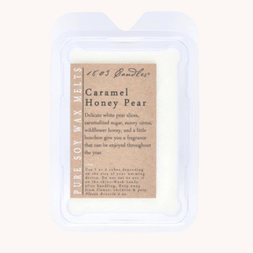 1803 Candles Caramel Honey Pear Melter