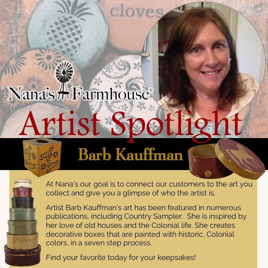 Large Round Buttermilk Box with Lid Primitives & Vintage - 14"x 8"