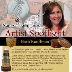 Heart Box Round Floral Design in Black with Lid - 7.5" x 3"