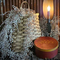 Round Box W/Lid One Branch Red 7.5 Dia x 3 T