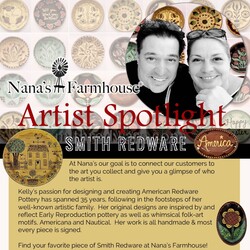 Smith Redware Snowflake Ornament - 4"