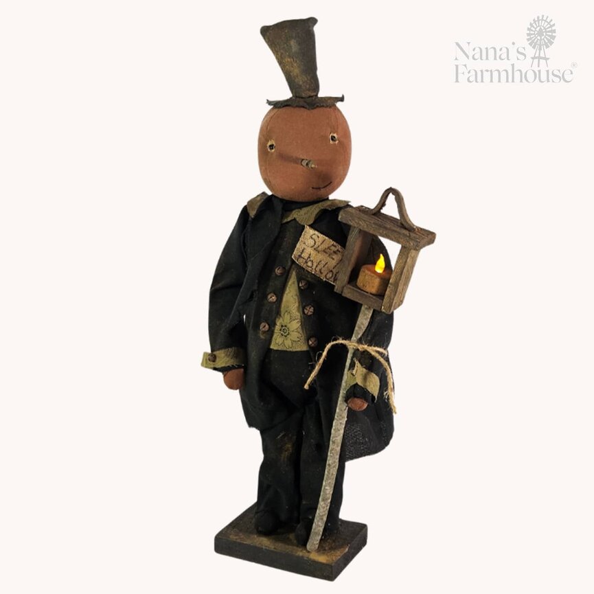 Mr. Harvester Pumpkin Boy Holding The Lantern - 23 "