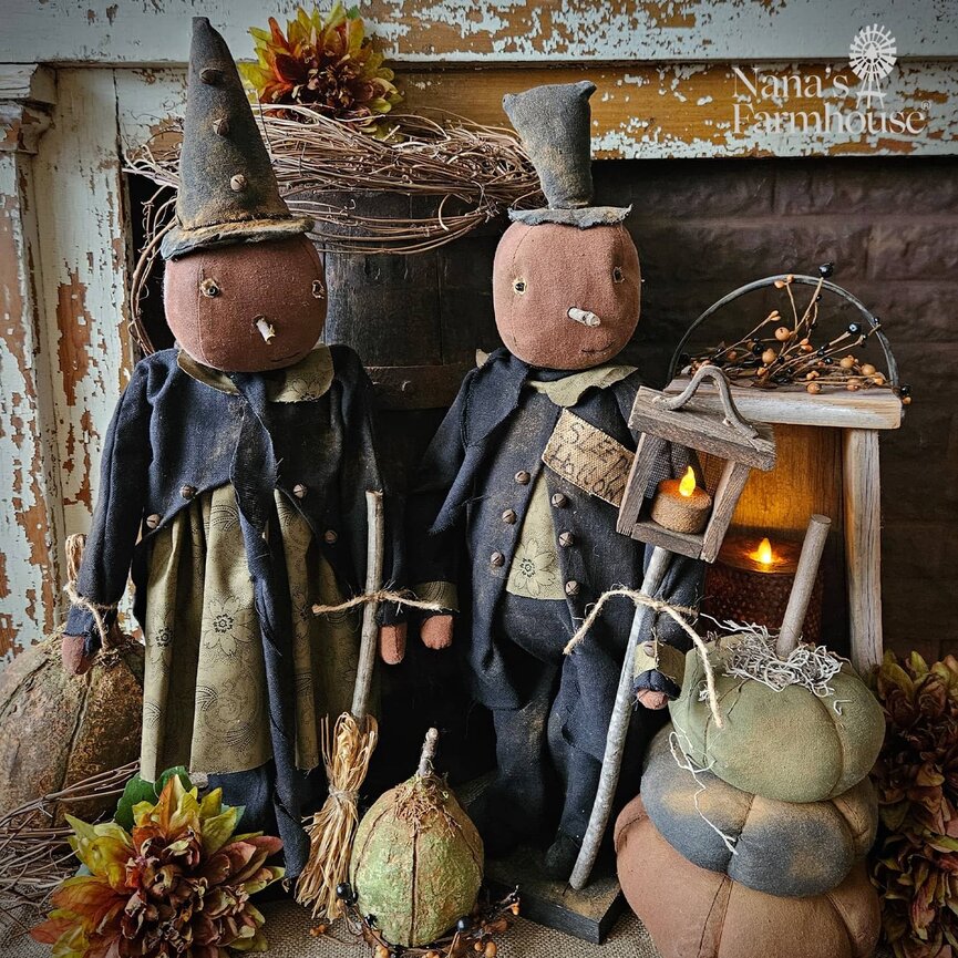 Mr. Harvester Pumpkin Boy Holding The Lantern - 23 "