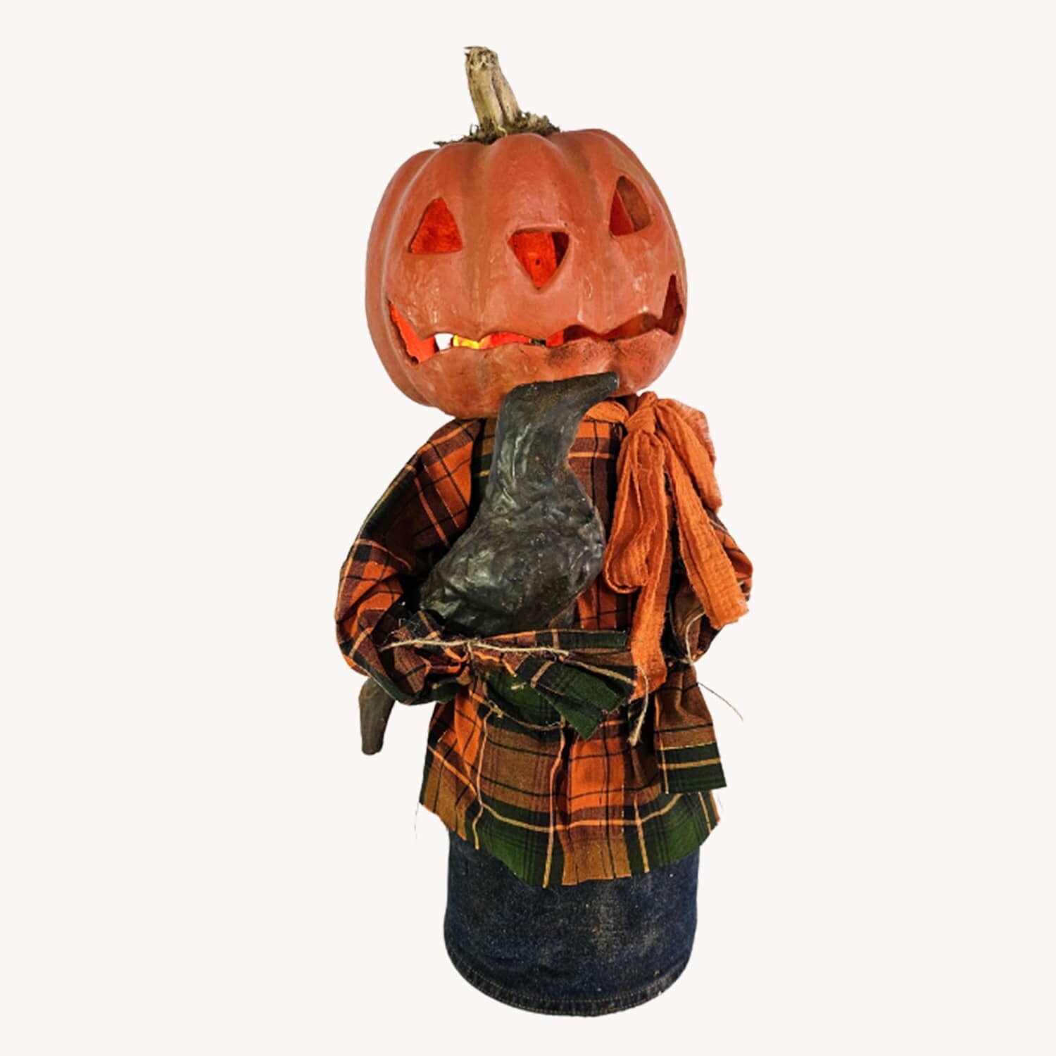 Plaid Jack-O-Lantern Pumpkin Country Farmhouse Style T-Shirt Plaid Jack-O-Lantern Pumpkin Country Farmhouse Style T-Shirt