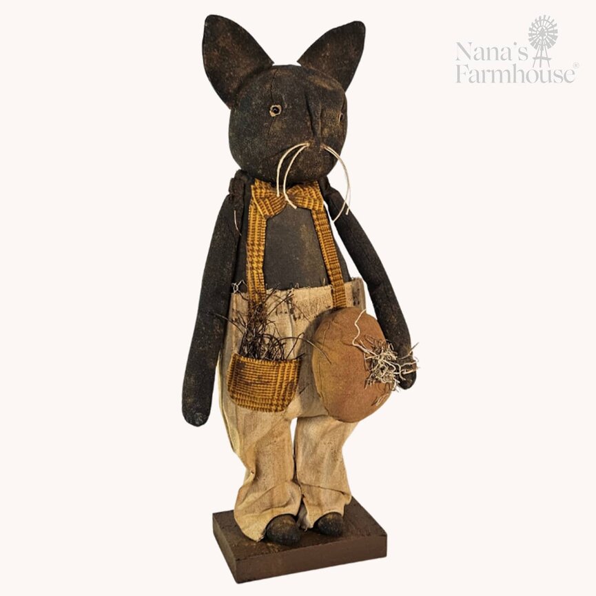 Karson Cat Doll Holding Pumpkin  - 20"