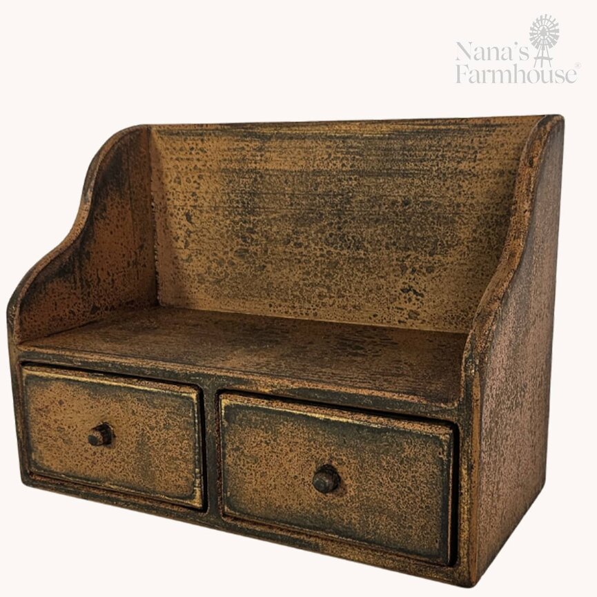 Two Drawer Organizer - 14.5" x 11" x 8"