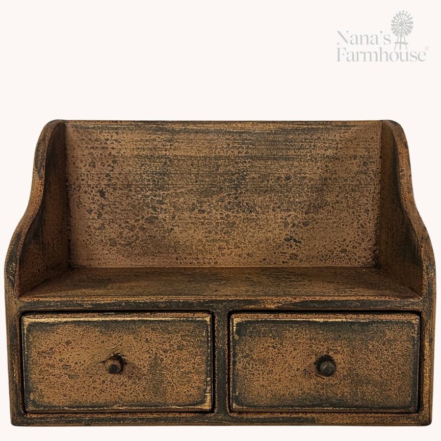 Two Drawer Organizer - 14.5" x 11" x 8"