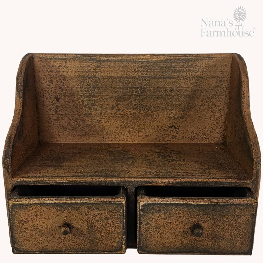 Two Drawer Organizer - 14.5" x 11" x 8"