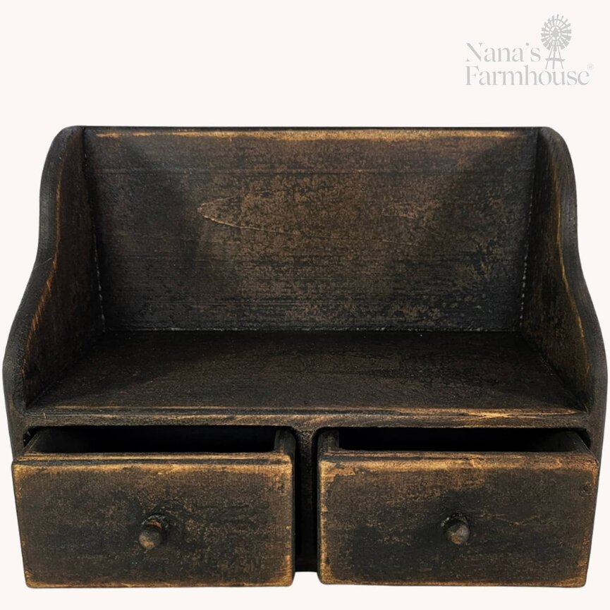 Two Drawer Organizer - 14.5" x 11" x 8"