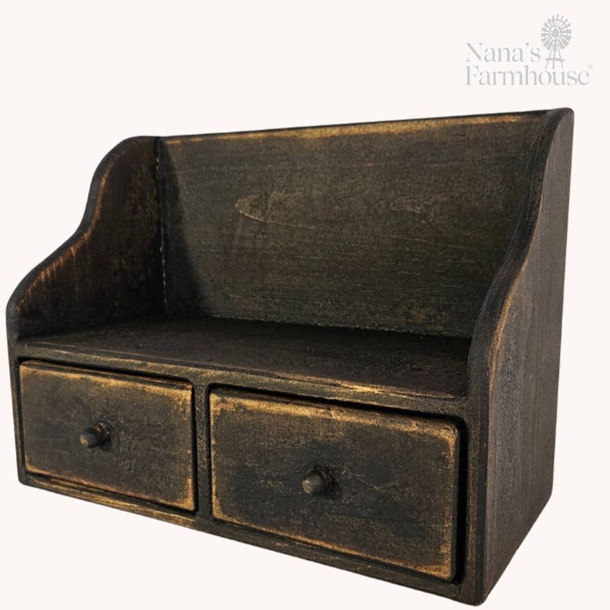 Two Drawer Organizer - 14.5" x 11" x 8"