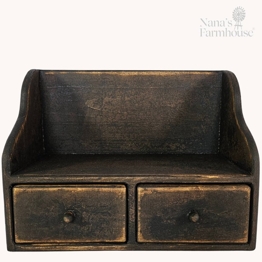 Two Drawer Organizer - 14.5" x 11" x 8"