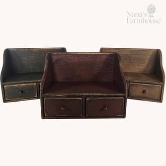 Two Drawer Organizer - Various Colors