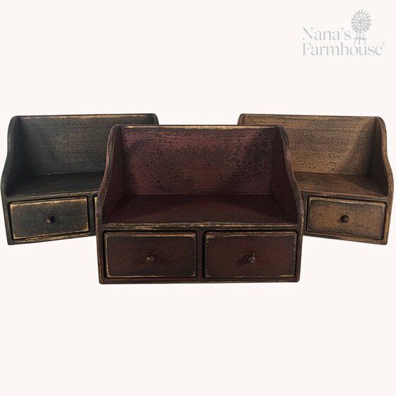 Two Drawer Organizer - Various Colors