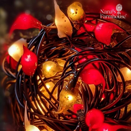 Teeny Lights Electric Prim Christmas - 35 Count
