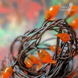 Teeny Lights Electric Pumpkin 35 Count