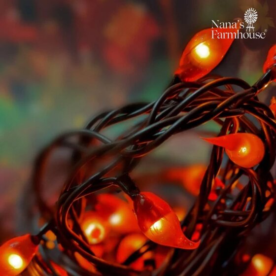 Teeny Lights Electric Pumpkin - 35 Count