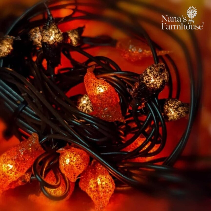 Teeny Lights Electric Jack O Lantern - 35 Count