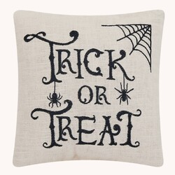 Trick Or Treat Printed Pillow  - 10"