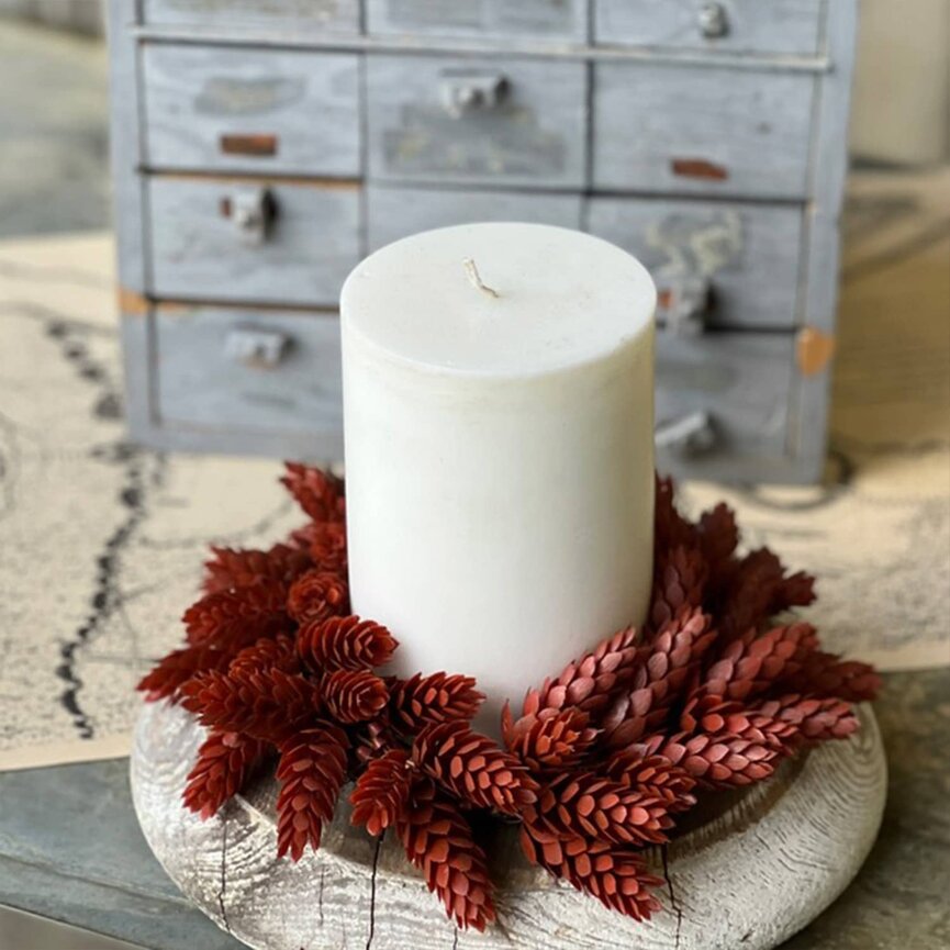 Heartfelt Hops Candle Ring - 9" Dia 4.5" Inner