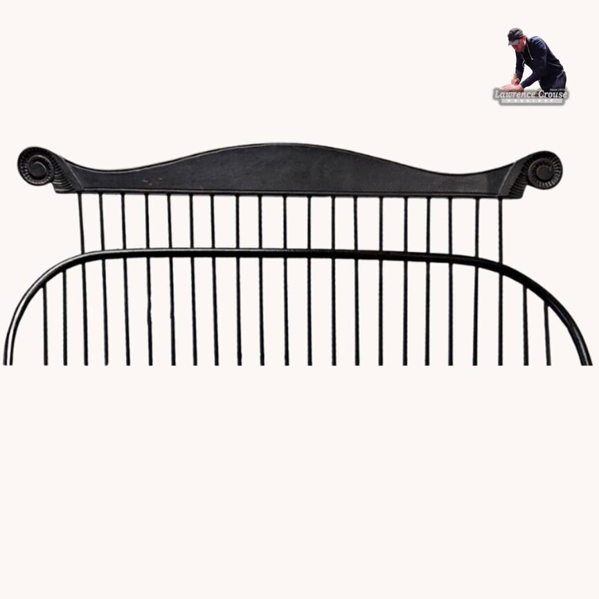 Sack Back Settee with Crest Rail