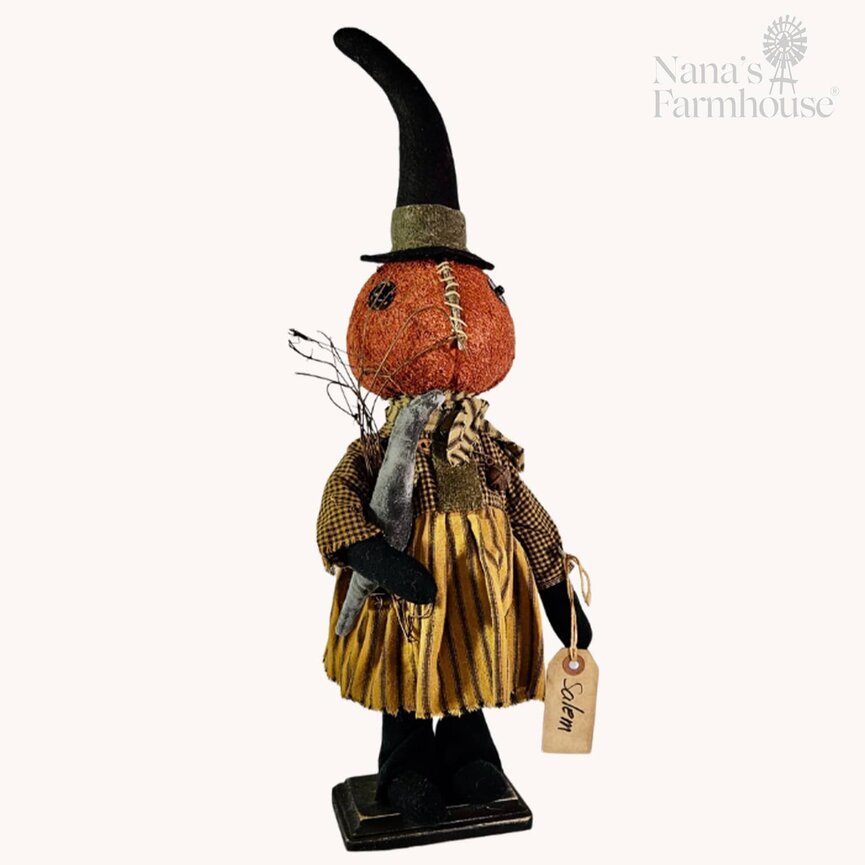 Salem The Pumpkin Doll Witch - 20" T