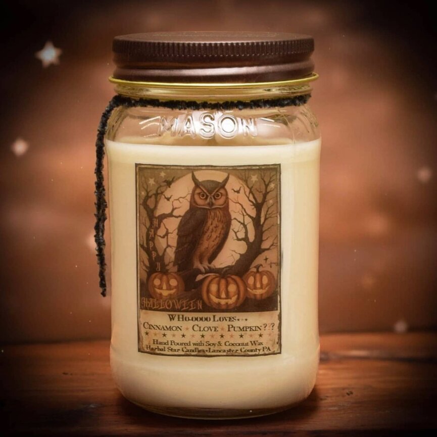 Cinnamon, Clove, Pumpkin Soy Jar Candle - 16oz
