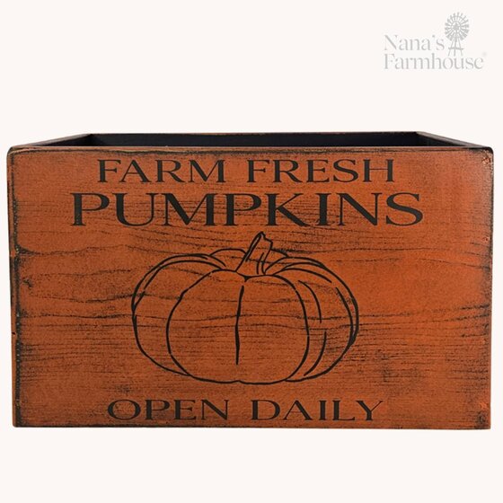 Farm Fresh Pumpkins Box